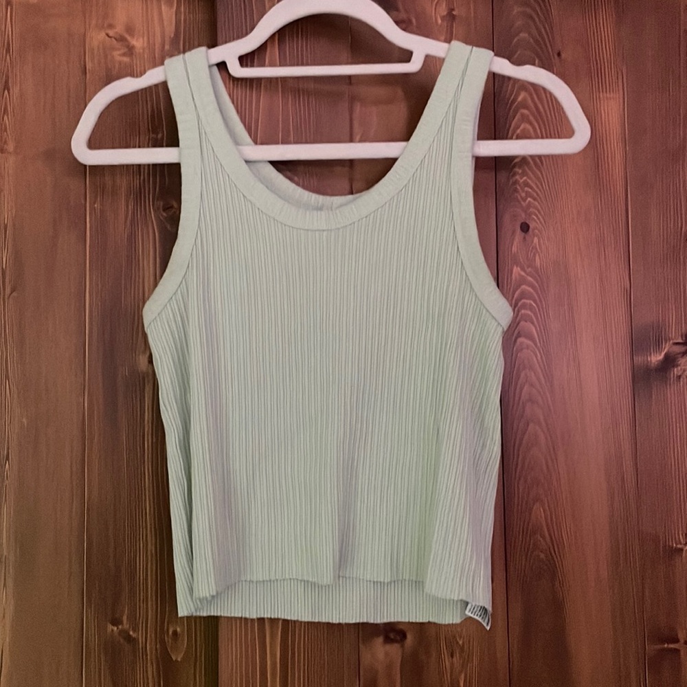 Wild Fables tank top from target, mint green.